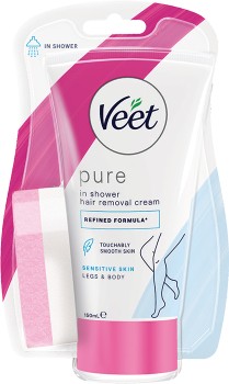 Veet+Pure+In+Shower+Hair+Removal+Cream+Sensitive+Skin+150mL