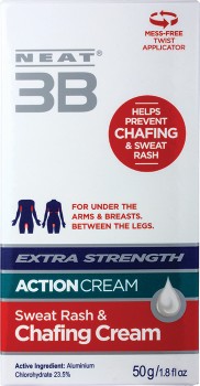 Neat-3B-Extra-Strength-Sweat-Rash-Chafing-Cream-50g on sale