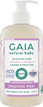 GAIA-Natural-Baby-Sleeptime-Wash-500mL on sale