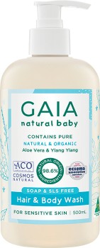 GAIA+Natural+Baby+Hair+%26amp%3B+Body+Wash+500mL
