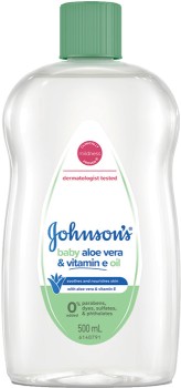 Johnson%26rsquo%3Bs+Baby+Aloe+Vera+%26amp%3B+Vitamin+E+Oil+500mL