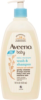 Aveeno+Baby+Daily+Moisture+Wash+%26amp%3B+Shampoo+532mL