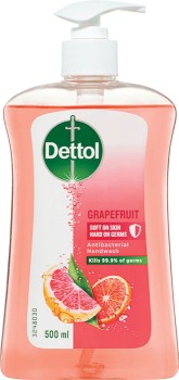 Dettol-Antibacterial-Liquid-Handwash-Grapefruit-500mL on sale