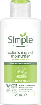 Simple-Replenishing-Rich-Moisturiser-125mL on sale