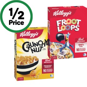 Kelloggs-Crunchy-Nut-Corn-Flakes-640g-or-Froot-Loops-460g on sale