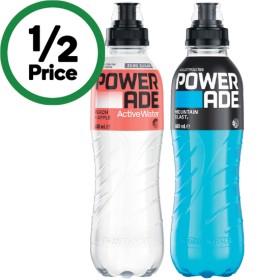 Powerade+Drink+Flo+Cap+or+Active+Water+600ml