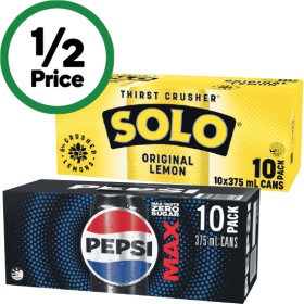 Pepsi%2C+Solo%2C+Mountain+Dew+or+Schweppes+Lemonade+Soft+Drink+Varieties+10+x+375ml