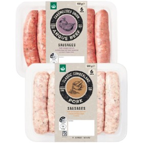 Woolworths+Premium+Butcher+Style+Sausage+Varieties+450-500g