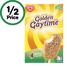 Streets-Golden-Gaytime-Ice-Cream-400ml-Pk-4 on sale