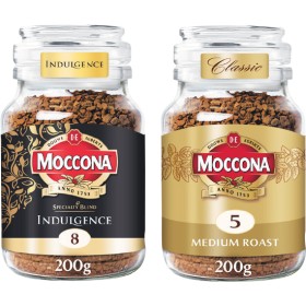 Moccona+Freeze+Dried+Classic+or+Indulgence+Coffee+200g