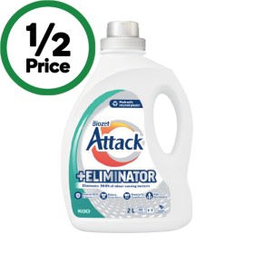 Biozet+Attack+Plus+Laundry+Liquid+2+Litre+or+Powder+2+kg