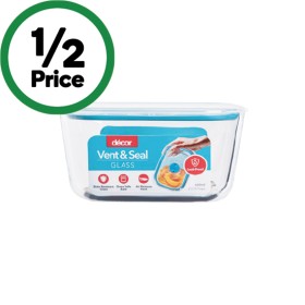 Decor+Vent+%26amp%3B+Seal+Glass+Oblong+Container+600ml