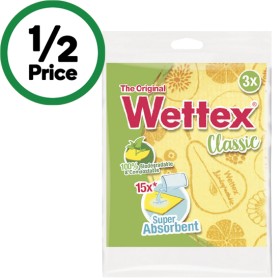 Wettex+Cloth+Super+Absorbent+Assorted+Pk+3