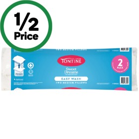 Tontine+Sweet+Dreams+Easy+Wash+Medium+Pillows+Pk+2