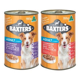Baxters-Wet-Dog-Food-700g on sale