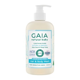 GAIA+Natural+Baby+Hair+%26amp%3B+Body+Wash+500ml