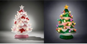 Battery+Operated+LED+Light+Up+Ceramic+Tree+-+Assorted