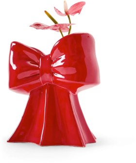 Christmas-Red-Bow-Vase on sale