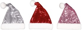 Sequin+Santa+Hat+-+Assorted