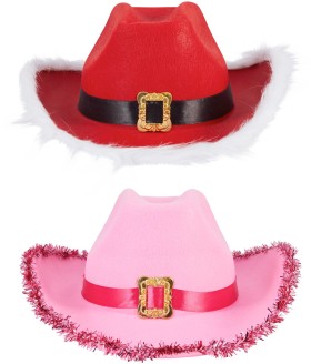 Christmas-Cowboy-Hat-Assorted on sale