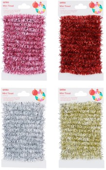 Mini+Tinsel+-+Assorted