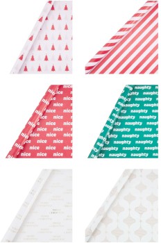 Christmas+Gift+Wrapping+Set+-+Assorted
