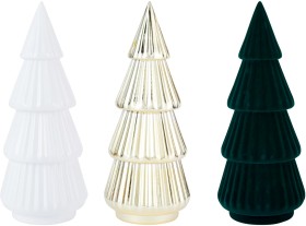 MetallicFlockedWhite-Tabletop-Tree-Assorted on sale