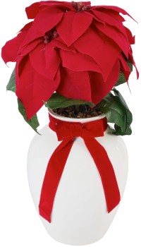 Christmas+Artificial+Poinsettia+in+Pot