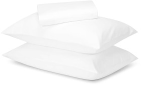 500+Thread+Count+Australian+Grown+Cotton+Sheet+Set+-+Queen+Bed%2C+White