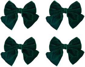 4-Pack-Green-Bow-Napkin-Rings on sale