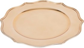 Gold-Look-Wavy-Charger-Plate on sale