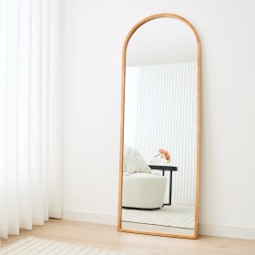 Arch+Oak+Look+Floor+Mirror%2C+170cm+x+60cm