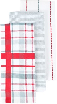 3+Pack+Plaid+Tea+Towels