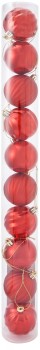 10+Pack+6cm+Red+Baubles