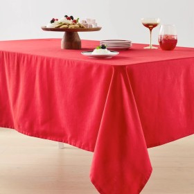 Red+Extra+Large+Cotton+Tablecloth