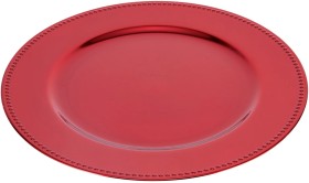 Red-Charger-Plate on sale