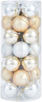 28+Pack+3cm+Luxury+Baubles