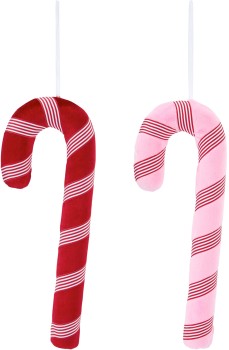 Large-Fabric-Candy-Cane-Decoration-Assorted on sale