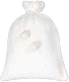 Faux-Fur-Christmas-Sack on sale