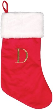 Letter+D+Stocking