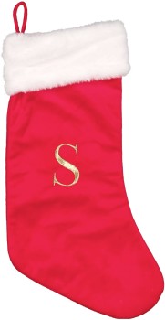 Letter-S-Stocking on sale
