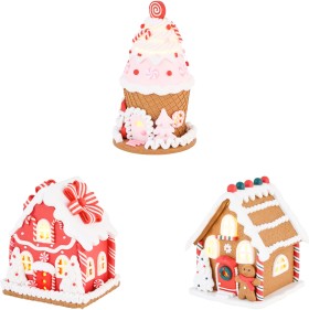 Battery-Operated-LED-Light-Up-Hand-Crafted-House-Assorted on sale