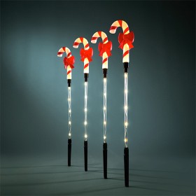 4-Pack-Solar-LED-Light-Up-Multifunction-Candy-Cane-Stakes on sale