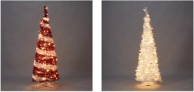 Low+Voltage+LED+Light+Up+Tinsel+Tree+-+Assorted