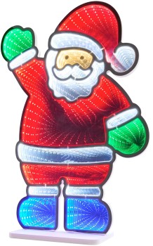 Low+Voltage+LED+Light+Up+Santa+Infinity+Mirror