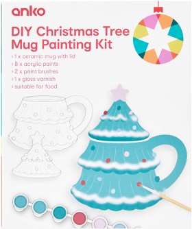 DIY+Christmas+Tree+Mug+Painting+Kit