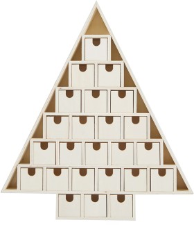 Christmas-Craft-DIY-Wooden-Advent-Calendar on sale