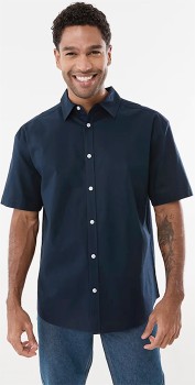 Short+Sleeve+Cotton+Linen+Shirt