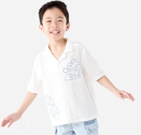 Short-Sleeve-Embroidery-Resort-Shirt on sale