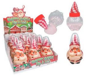 NEW-Candy-Christmas-Happy-Santa-Dip-Lick-50g-Ea on sale